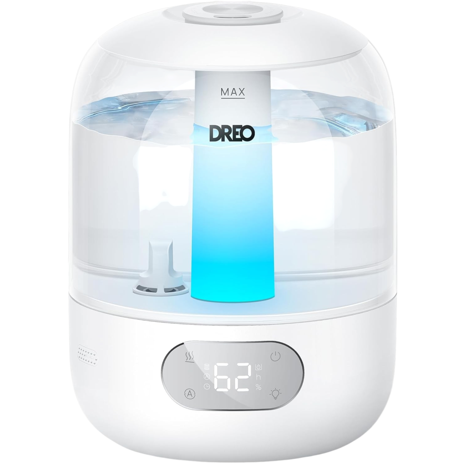 Homasy Humidifiers 3L Top Fill 30H & 26dB Quiet Runtime